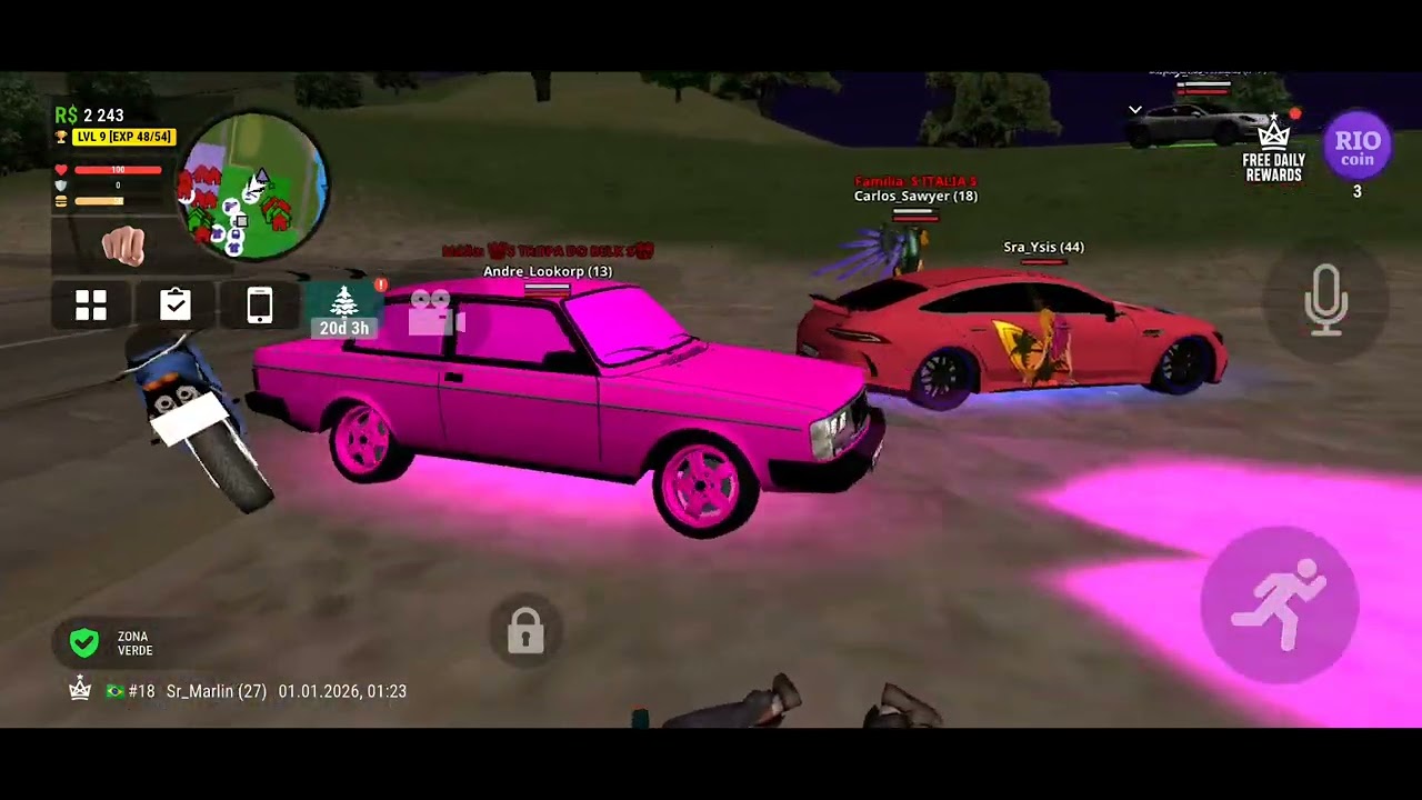 Jogando📱 duelo🔫 com  com meu amigo 👦 no (rio rise rp)