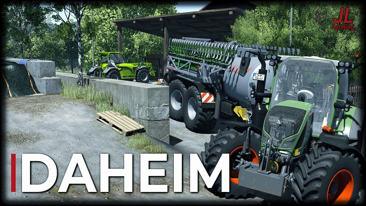 LS25 Daheim Vlog#50 | Fendt 514 im Einsatz &ndash; Hallenbau, Stroh & G&uuml;lle I JL Farming
