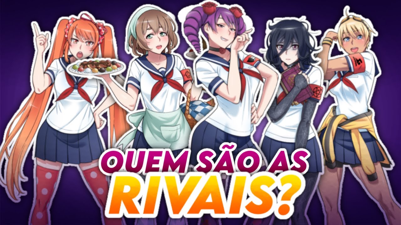 QUEM SÃO as RIVAIS de YANDERE SIMULATOR (PARTE 1)