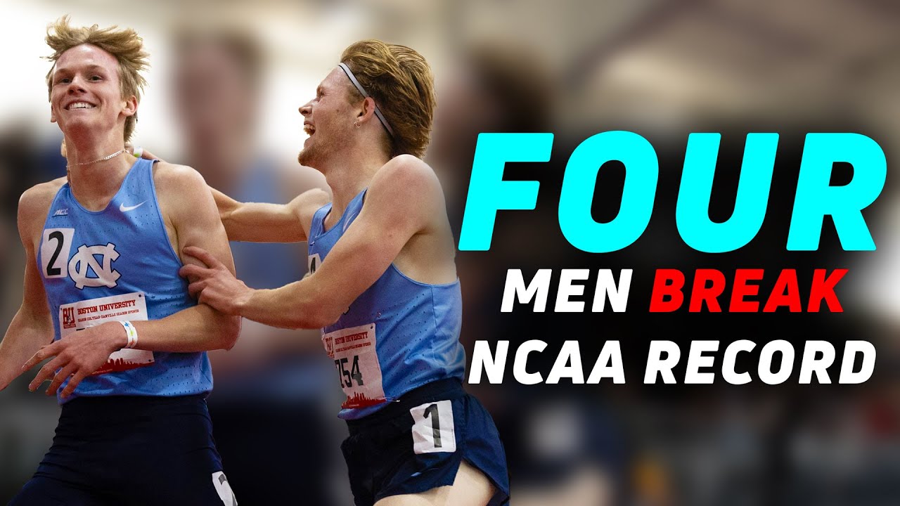 THRILLING 3,000m Battle Sees FOUR Men Break The NCAA Record | BU Opener