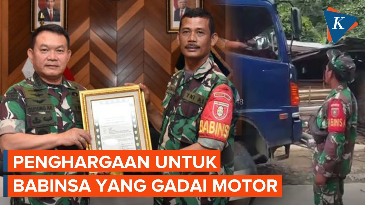 KSAD Dudung Naikkan Pangkat Babinsa yang Gadai Motor demi Bantu Warga