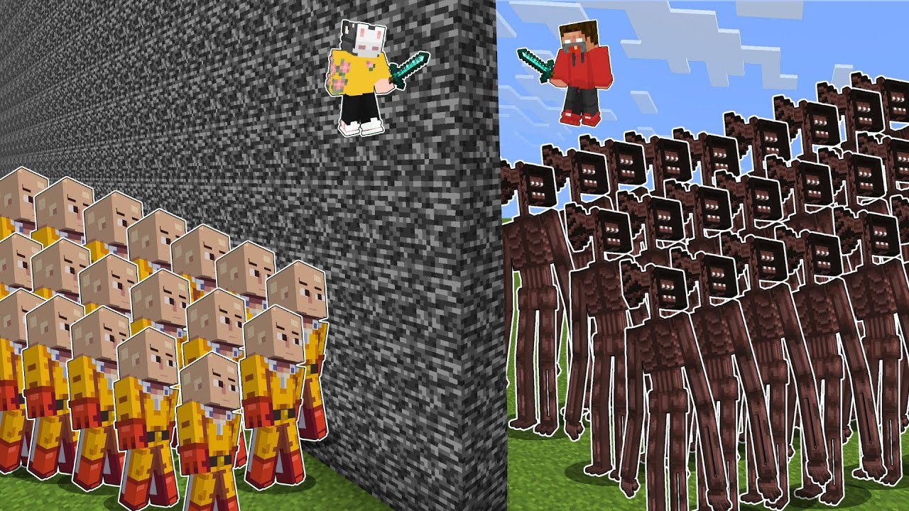 100 SAITAMA vs 1000 SIREN HEAD In Minecraft! (Tagalog)