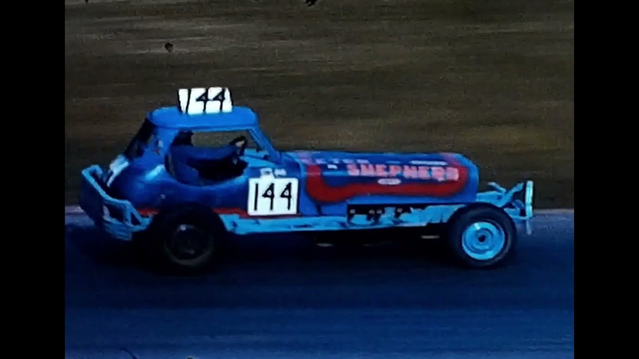 Stock car racing 1972-1973 on 8mm film.