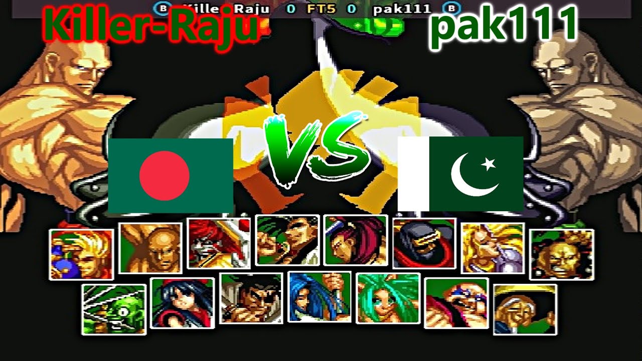 Samurai Shodown 2 - Killer-Raju vs pak111 FT5