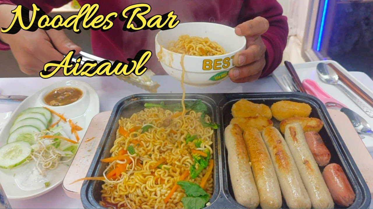Noodles Bar Near Tennis Court Aizawl // Tui Over 😋 @mizovlogschannel #noodles