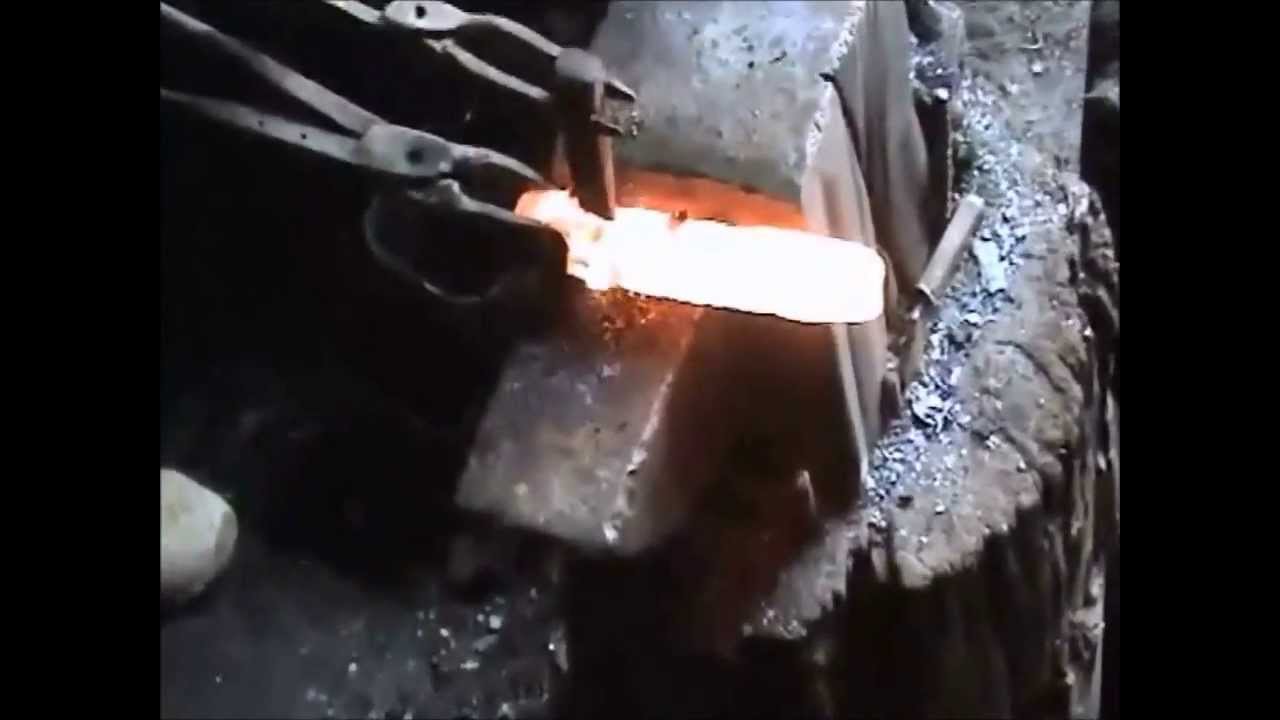 Forging a Ronin Elite Laminated Blade - How a Samurai Sword is Forged Part 1