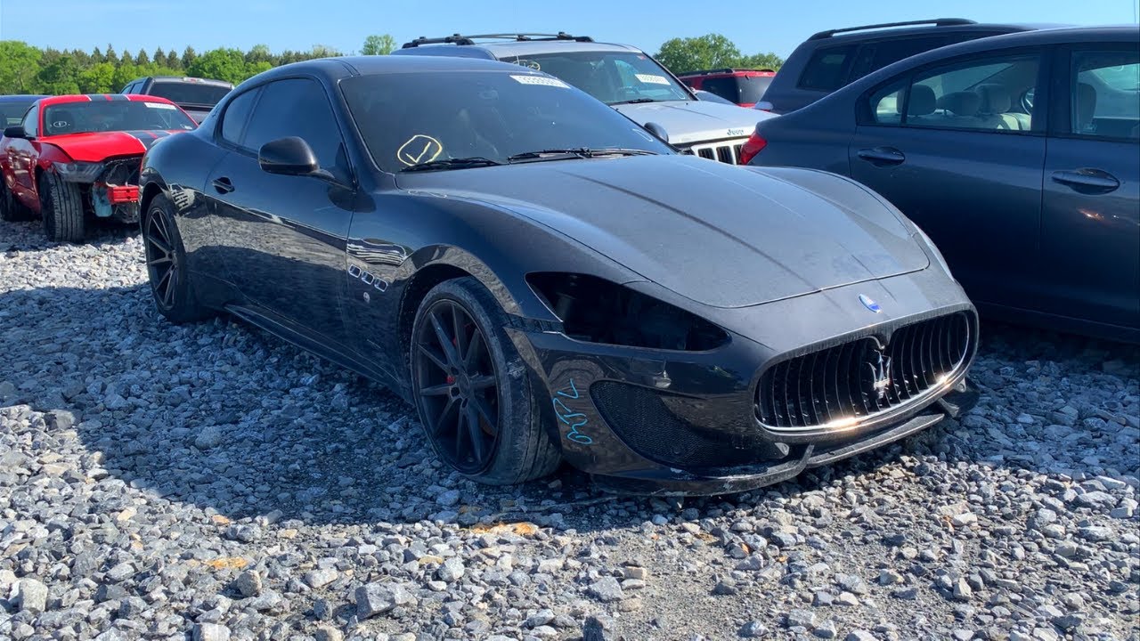 I FOUND A MASERATI GRANTURISMO COUPE ON VOSSEN'S AT COPART! *MINOR DAMAGE*