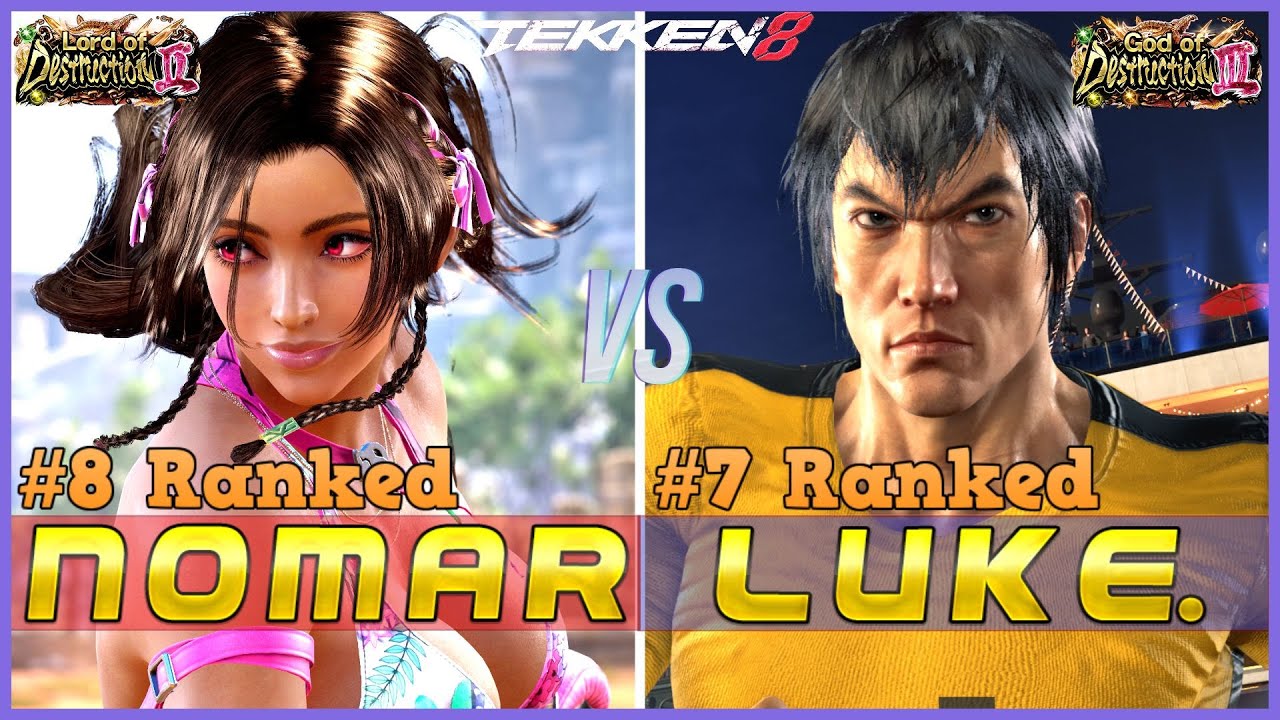 T8 ▰ NOMAR (#8 Ranked Miary Zo) vs LUKE SIDEWALKER (#7 Ranked Law) ▰ Tekken 8 High Level Gameplay