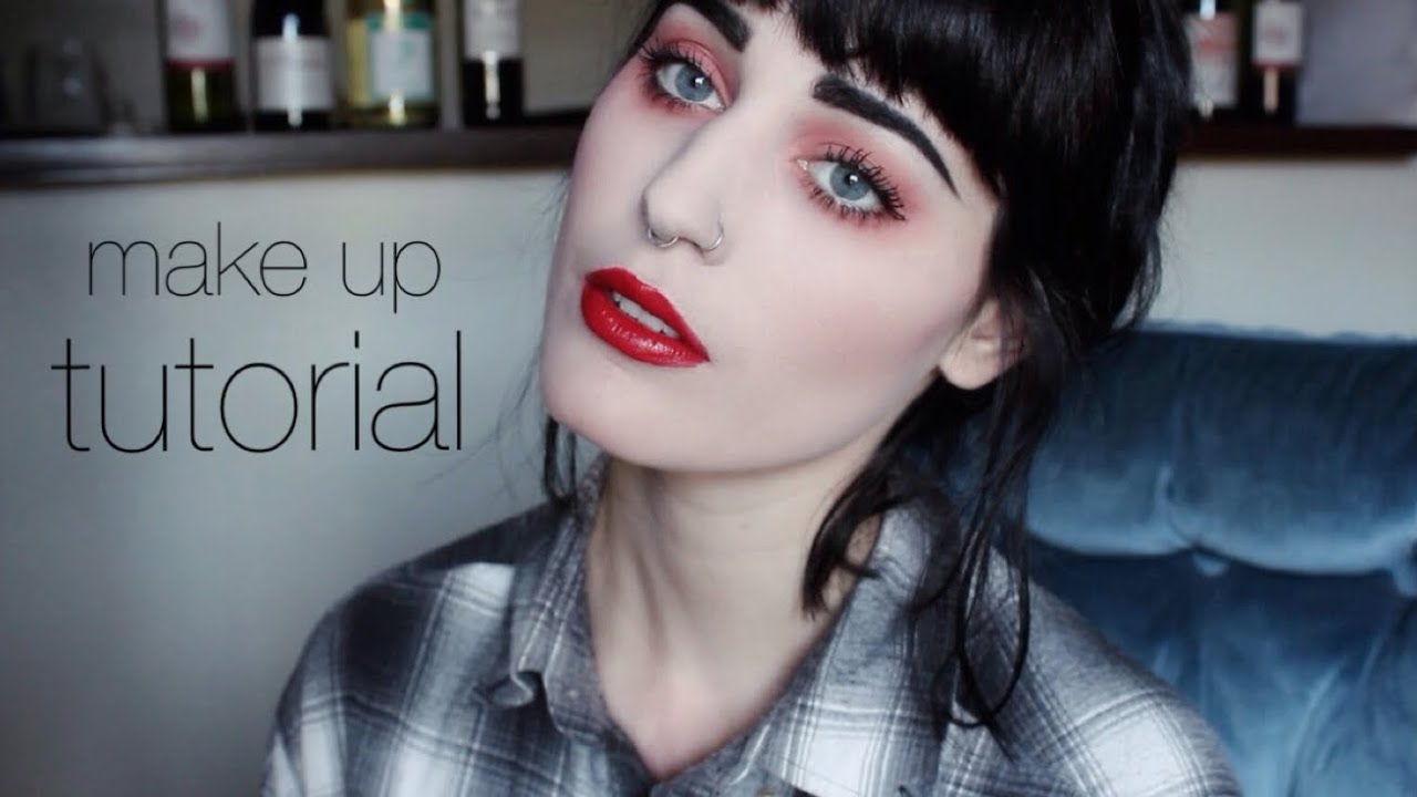 GRUNGEY RED EYE/LIP | thegothicsprite