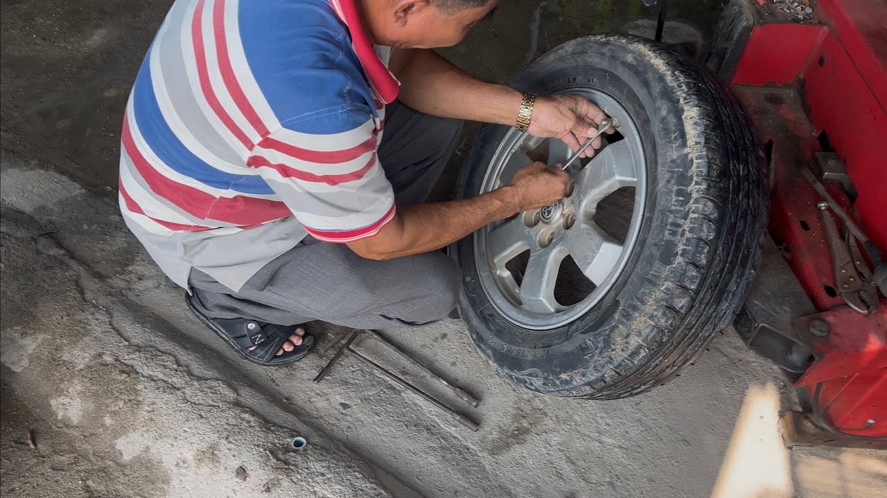 The technique that makes tire valve changes so much faster