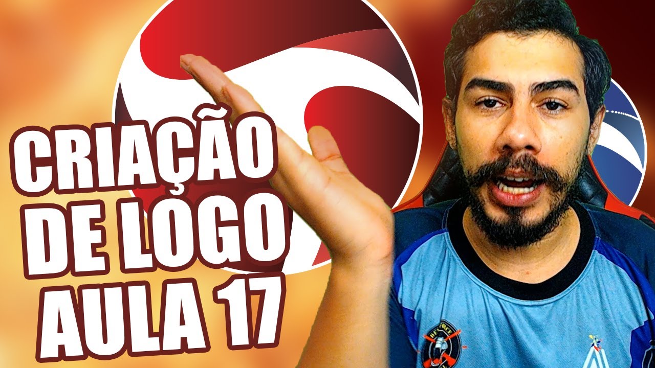 Curso de Illustrator CC 2020 Completo AULA 17 CRIAÇÃO DE LOGO COM CURVAS