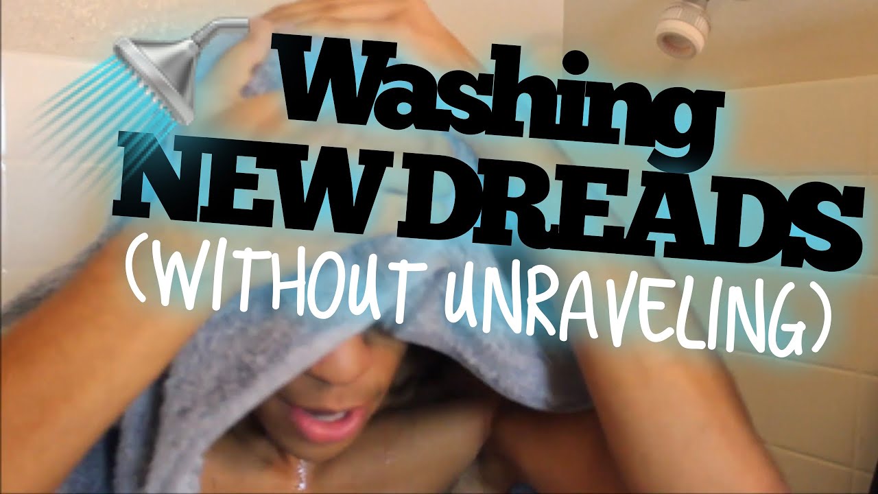 How To Wash Starter Locs WITHOUT Unraveling | First Time Washing Dreads