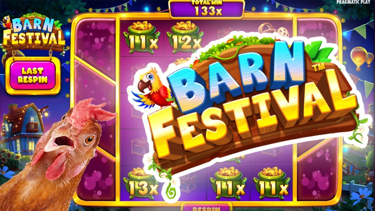 JAW-DROPPING BONUS FEATURE on BARN FESTIVAL SLOT 💥 | Pragmatic Play SLOT REVIEW 🎰