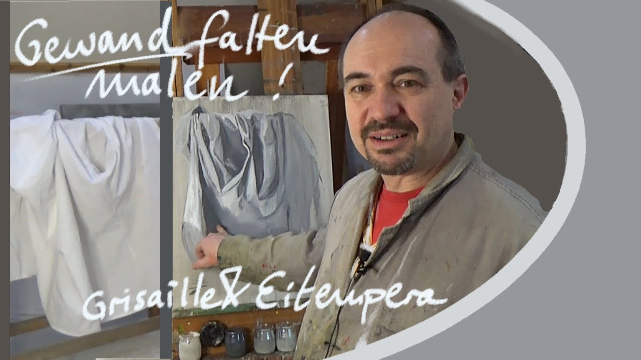 Stoffe und Falten malen
