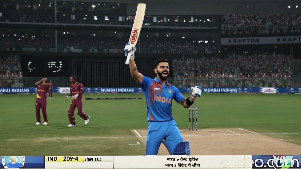 IND VS WI 2019 1ST T20 HIGHLIGHTS || HIGH VOLTAGE THRILLING MATCH || REAL CRICKET ™ GAMEPLAY 🎮