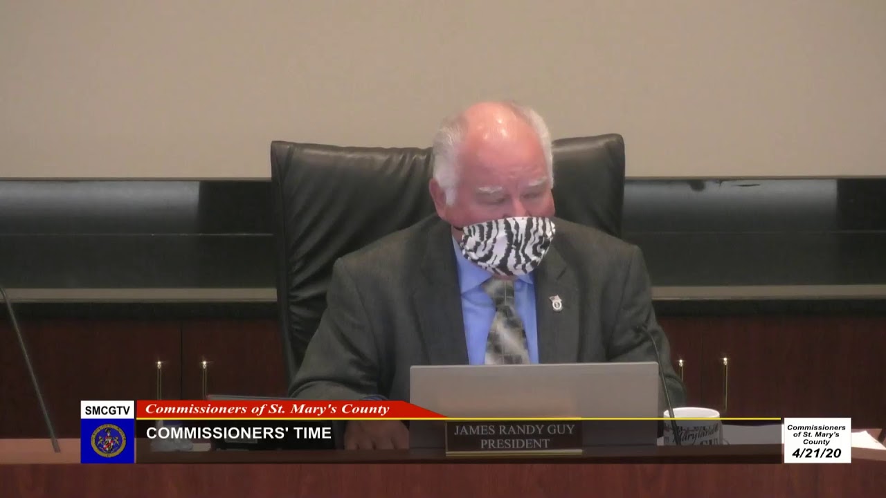 4/21/20 Commissioners of St. Mary's County