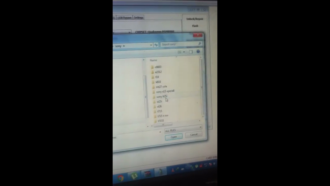 sony lt26 flashing setool box