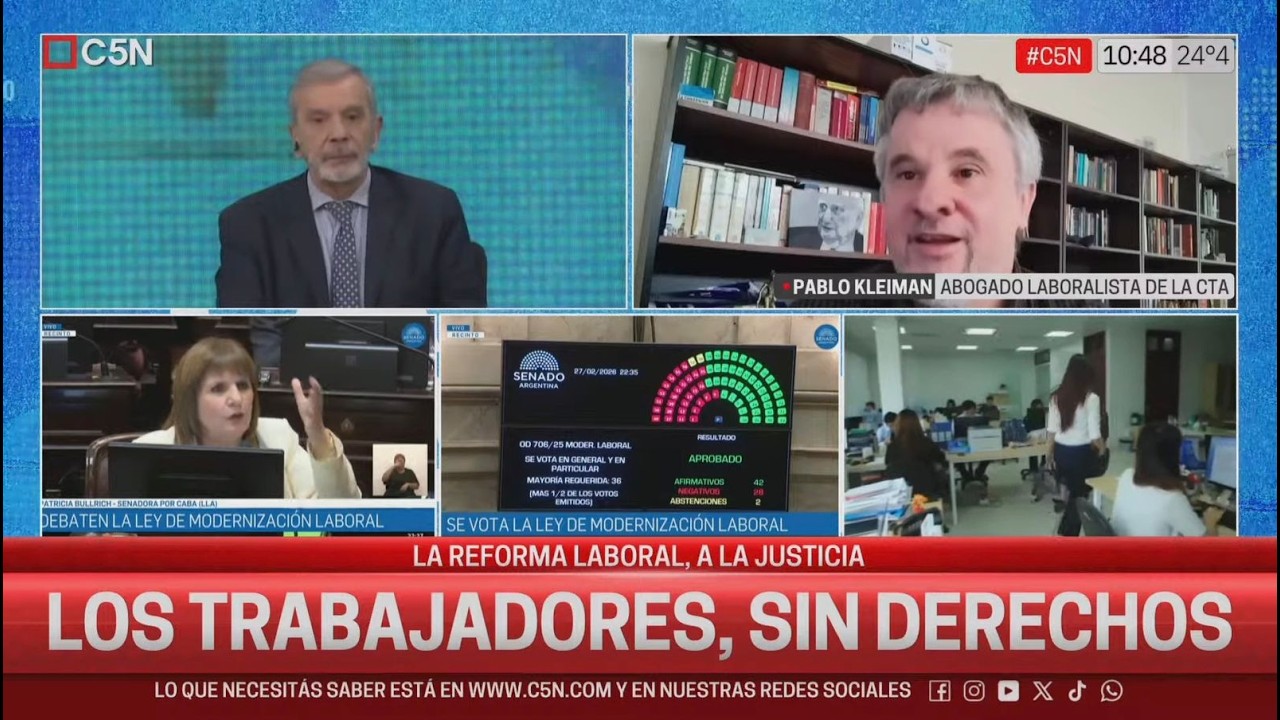 Entrevista a Pablo Kleiman sobre la Ley de Reforma Laboral