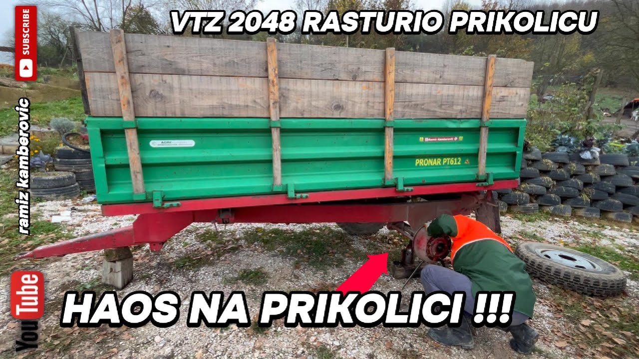 PODROBLJENA PRIKOLICA U KRATKOM VREMENU, HAOS NA PRIKOLICI VTZ JE RASTURIO !!! 10.11.2025