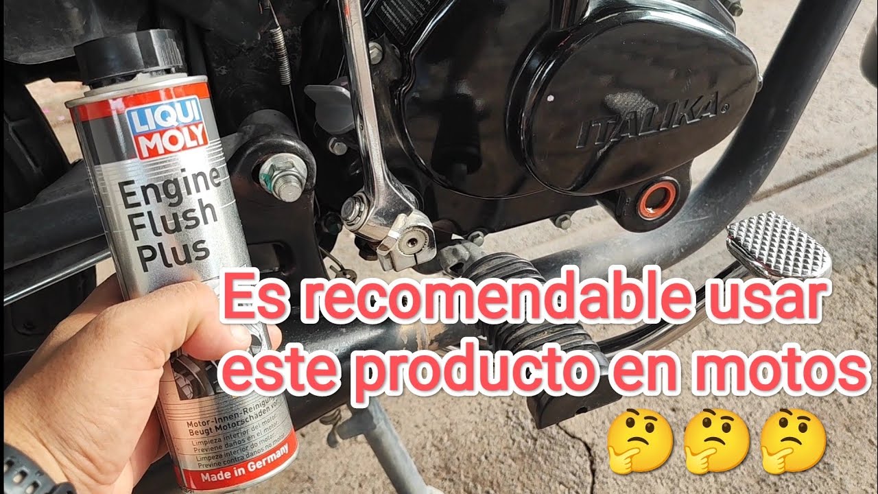 LIQUI MOLY ENGINE FLUSH EN MOTOS ITALIKA FT125