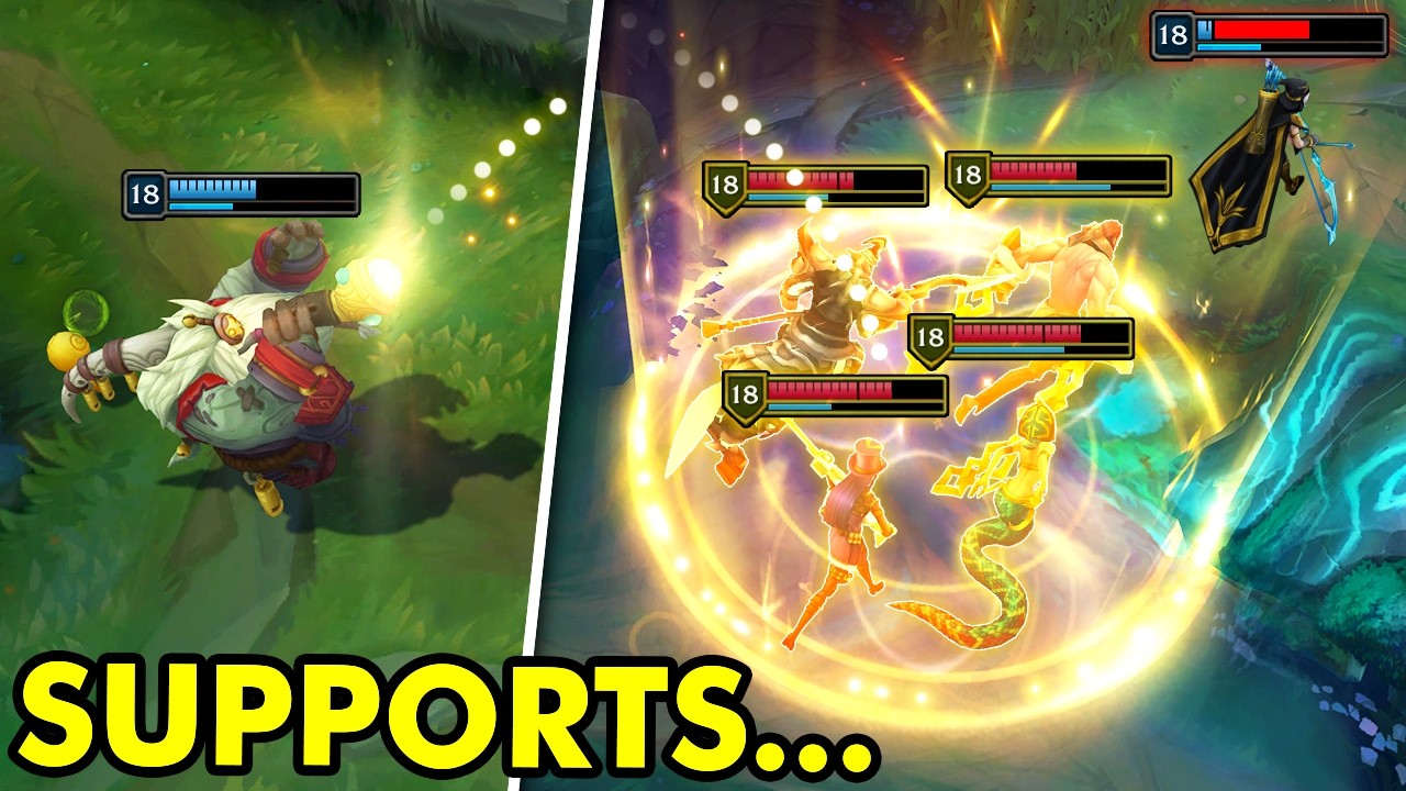 SUPPORT PLAYERS ARE HEROES...