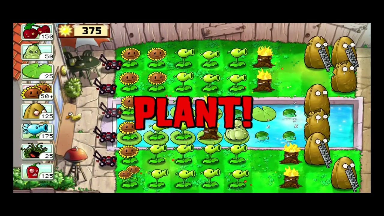 BERKALI-KALI GAGAL DI MODE SURVIVAL PLANTS VS ZOMBIES? GASS TERUSS!!! 