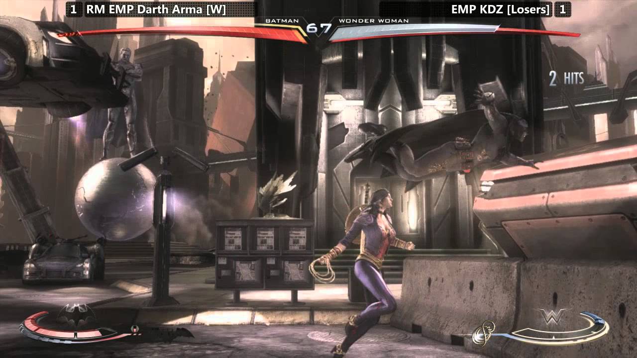 Injustice @ Paradise Lost - RM EMP Darth Arma (Batman) vs EMP KDZ (Wonder Woman) [720p/60fps]