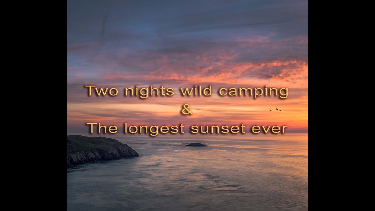 Anglesey. wild camping on the beach and landscape photography.