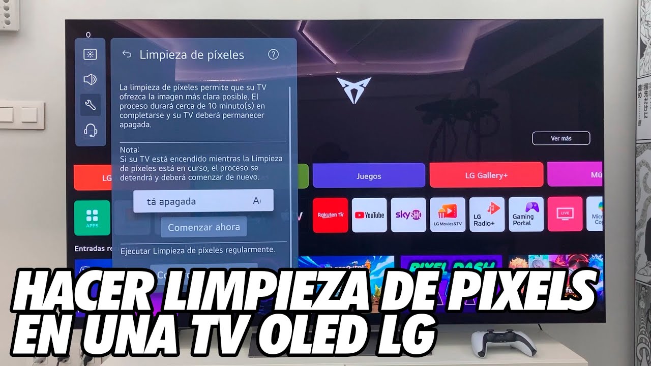 Como Hacer una Limpieza de Pixels en una Smart TV OLED LG