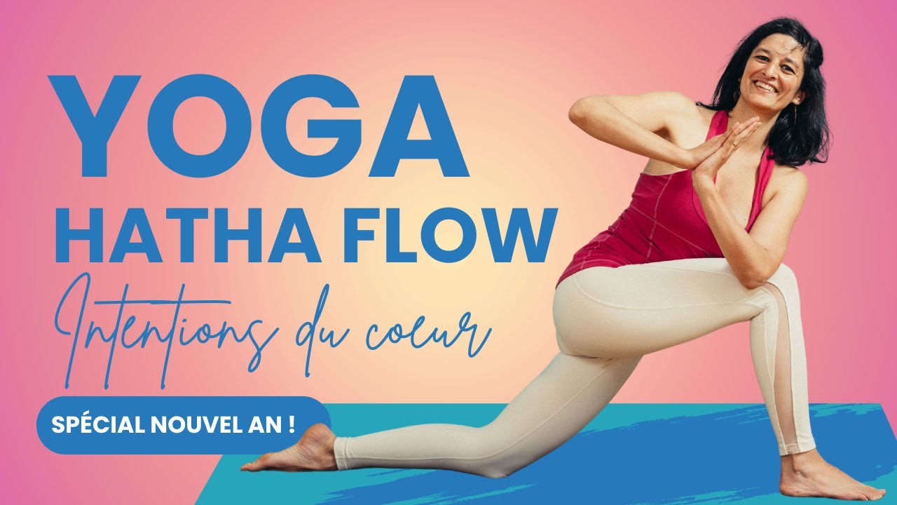 Yoga flow du cœur 🤍 Salutations au soleil & lâcher le mental (20 min)