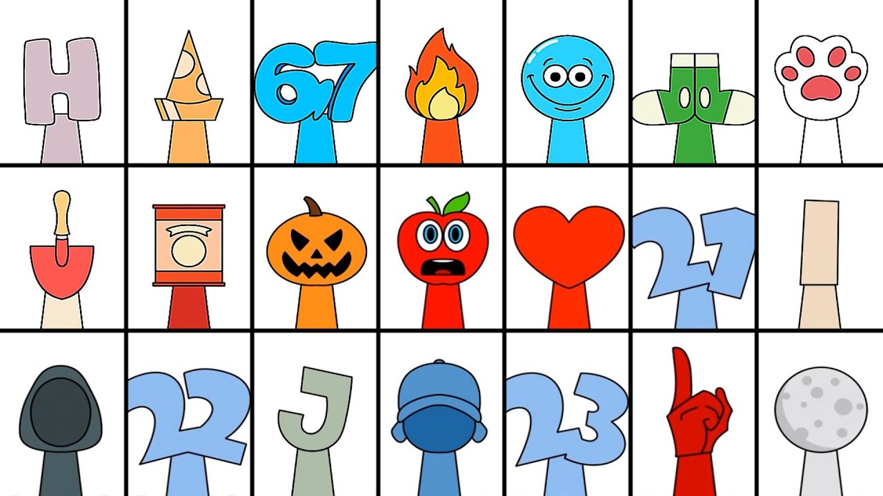 New Sprunki OC All phase: Emoji 85 - Emoji 105 Phase 2 but Dance and Electronic Music