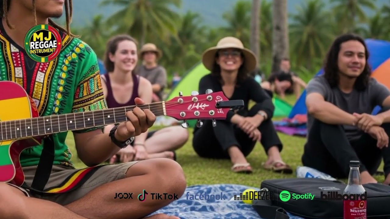 Golden Hour Reggae Instrumental – Smooth Relaxing Guitar 🌅