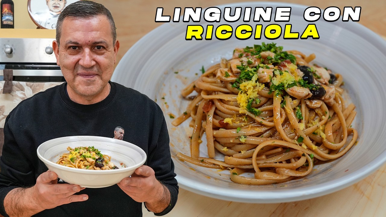 LINGUINE CON RICCIOLA - Primo Piatto di Mare FACILE e VELOCE