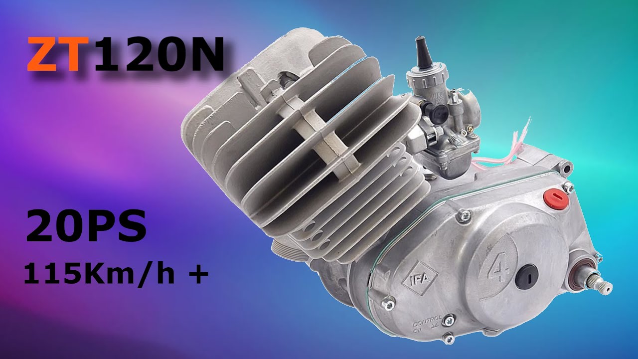 From Stock to Speed: 120cc Tuned Simson Engine Build!  - Simson Tuning ZT120N
