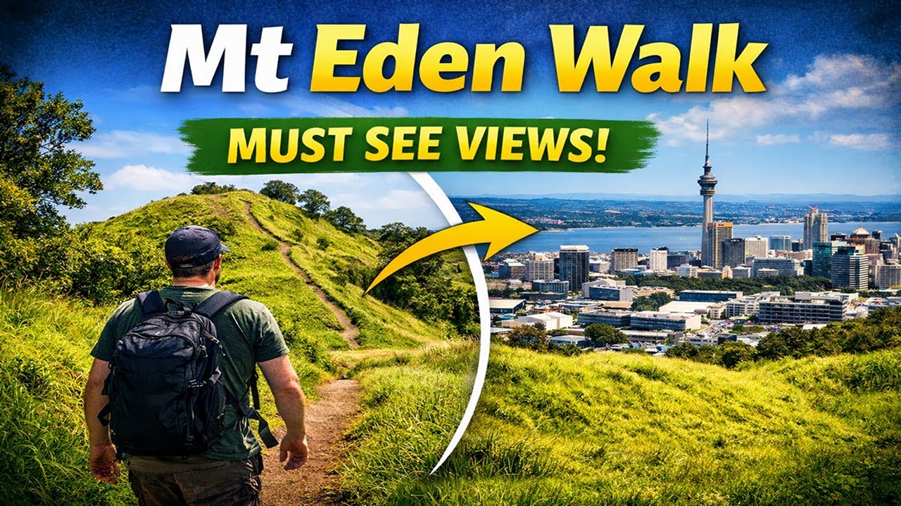 A invigorating  morning walk up Mt Eden