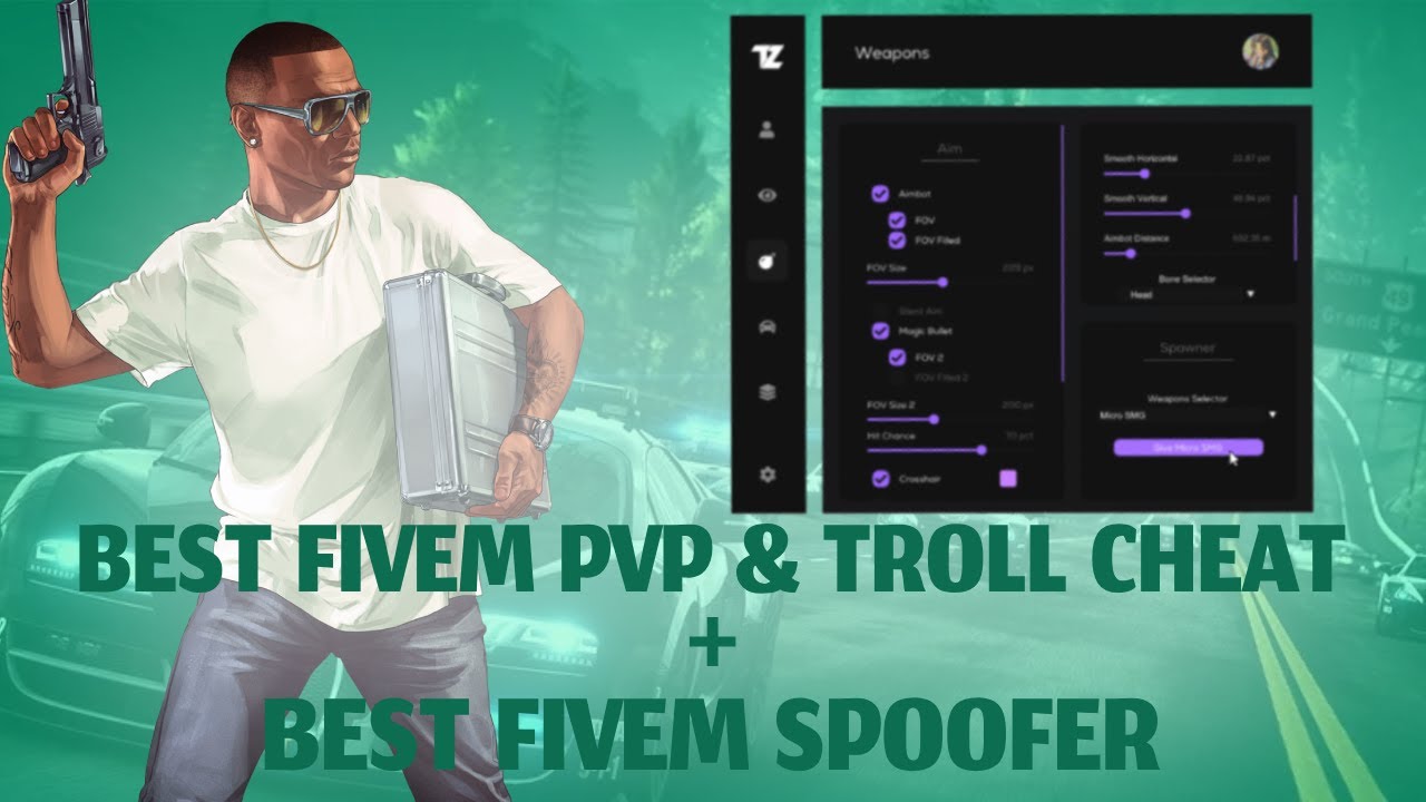 🔥Ultimate Trolling with TZ Project + Using Spoofer | FiveM Cheat & Spoofer🔥
