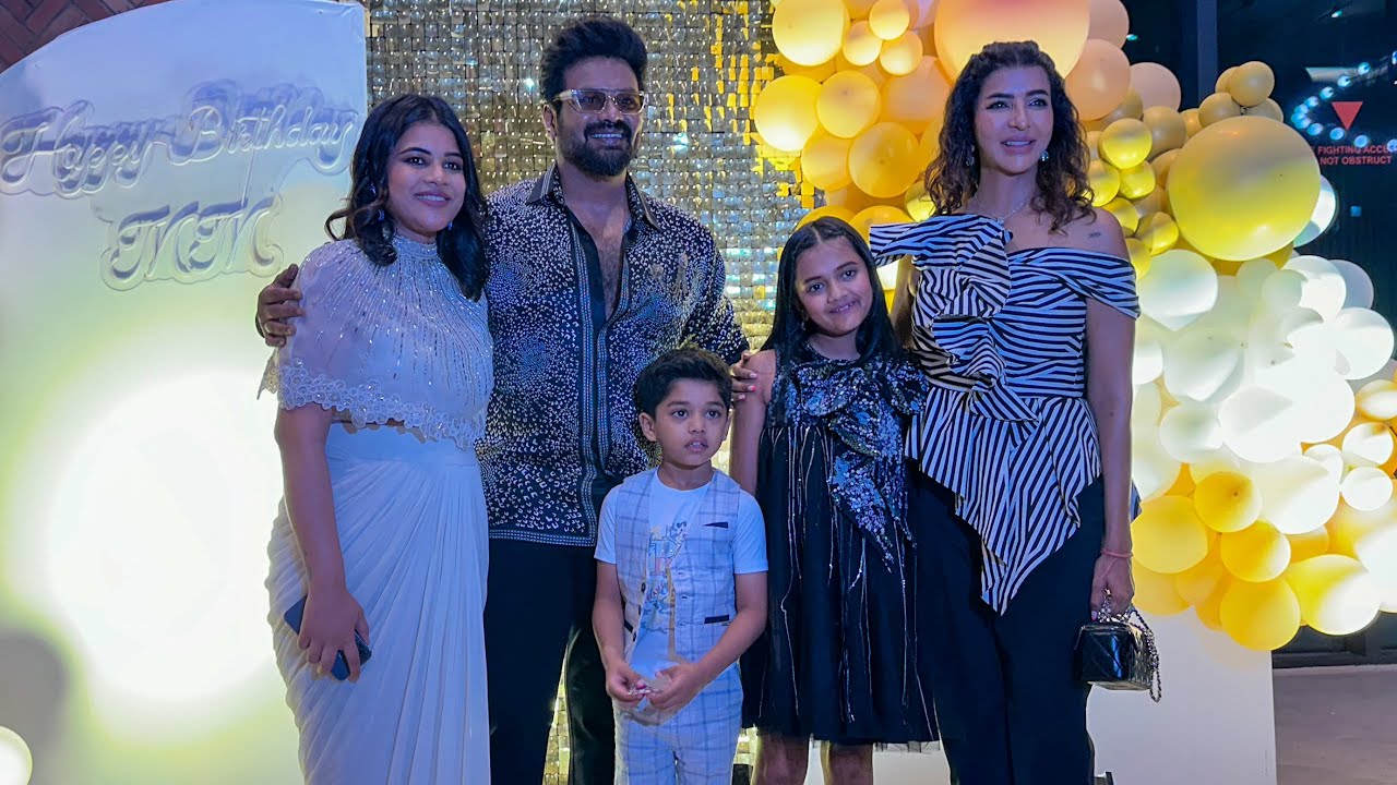 Actor Manchu Manoj Birthday Celebrations | Manchu Mounika With Manchu Manoj | Manchu Family Video