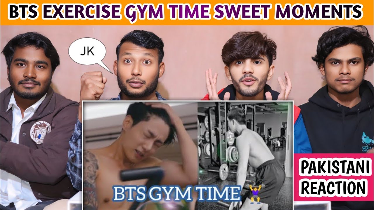 Bts Exercise Gym Moments - Pakistani Reaction - Usman Rajpoot