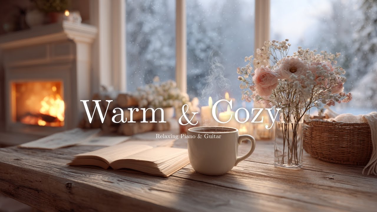 Warm & Cozy ❄️☕️ Relaxing Piano & Guitar for Study & Quiet Moments – Every day can begin again.