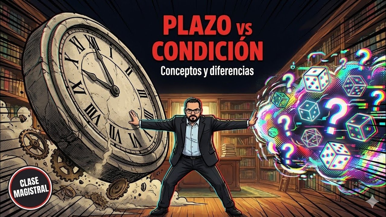 Qué es el plazo y la condición | Diferencia entre plazo y condición | Qué son las modalidades