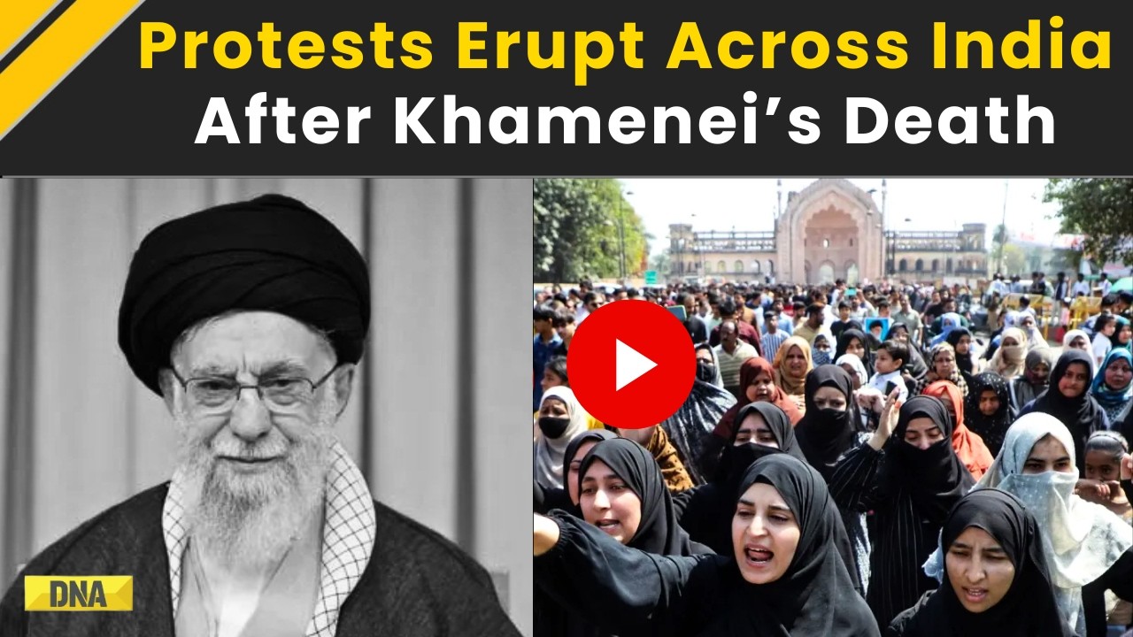 Israel Iran War: Shias Protest In Major Indian Cities After Khamenei Dies | Khamenei Death News