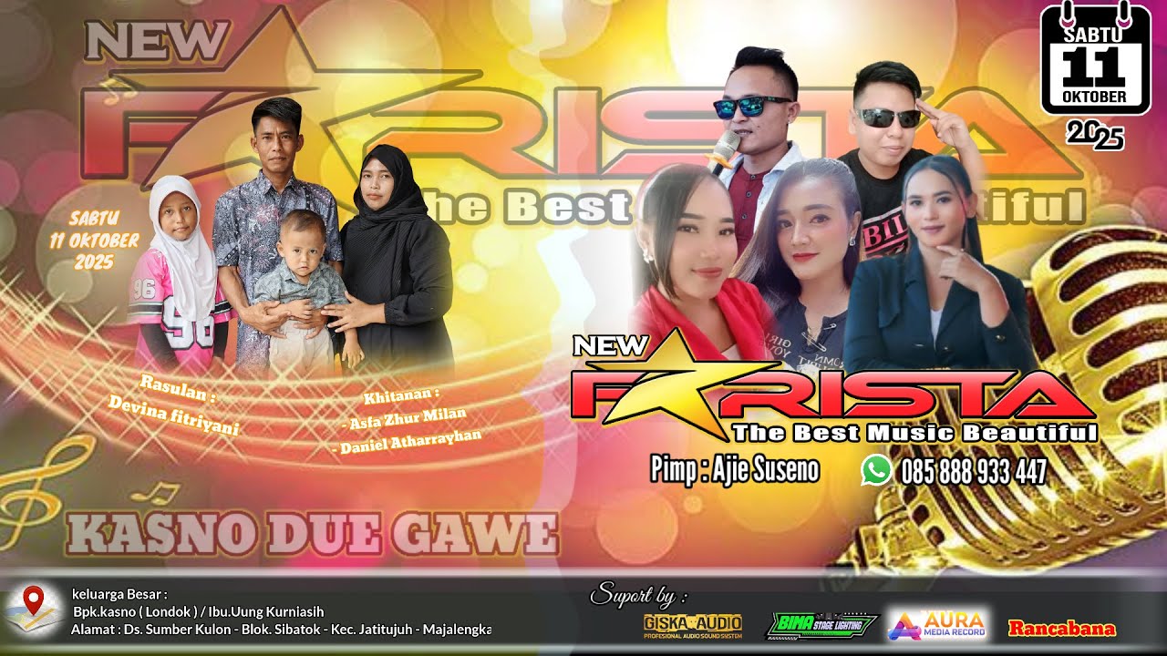 [ LIVE ] NEW FARISTA | NARJIM GRUP - Pesta Hajatnya :  Bpk.Kasno ( Londox ) - Ibu.Uung ( Kurniasih )