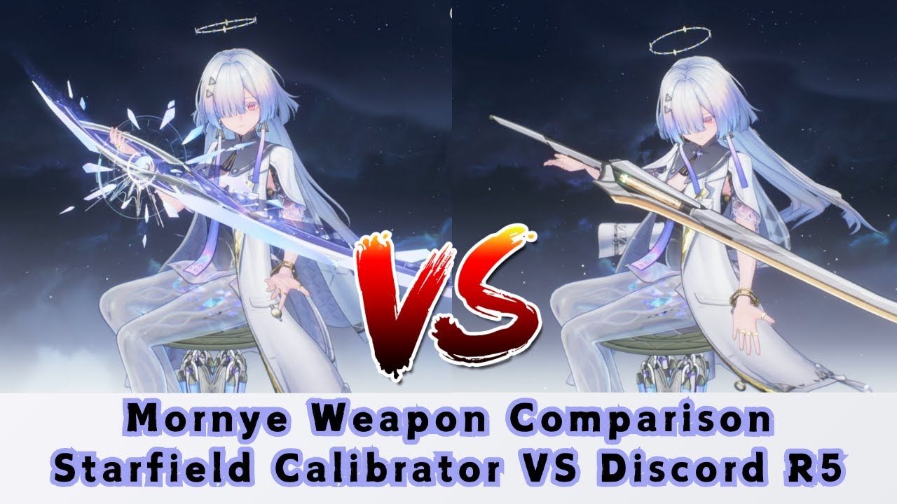 Mornye Weapon Comparison Starfield Calibrator VS Discord R5 | Worth Pulling?
