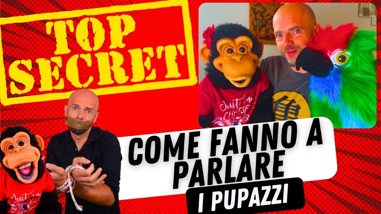 FAI PARLARE I PUPAZZI CON NICOLA E ISOTTA, I SEGRETI DEL VENTRILOQUO PER BAMBINI E NON SOLO.