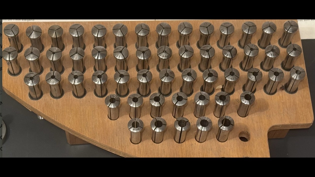 Lorch LAS Collet Set 54 pieces with ø10mm shank