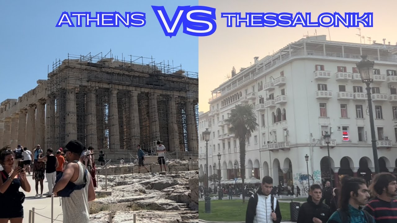🇬🇷 ATHENS vs THESSALONIKI - which Greek city is BETTER? 🤔