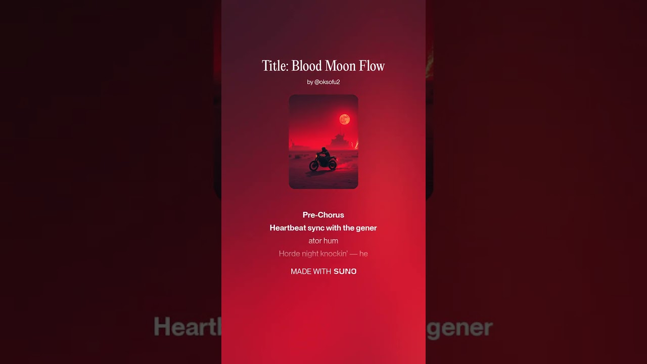 Title  Blood Moon Flow 1