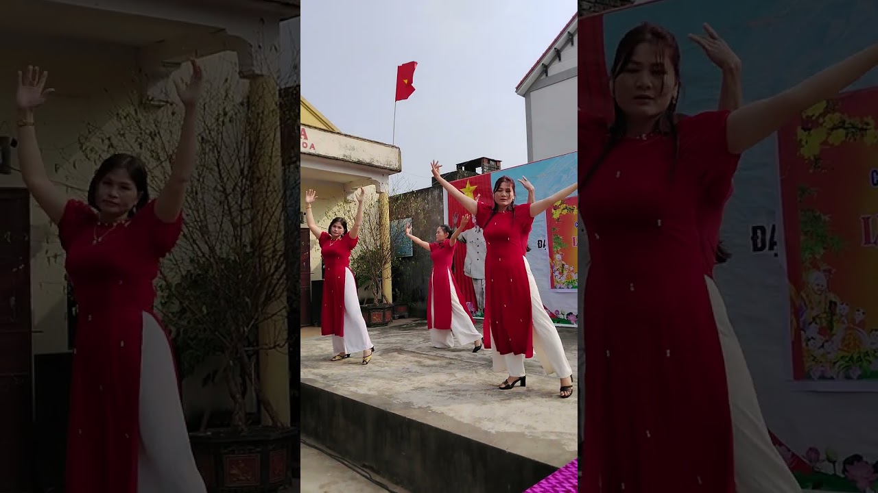 Múa dân vũ 2026 mừng tuổi các cụ 