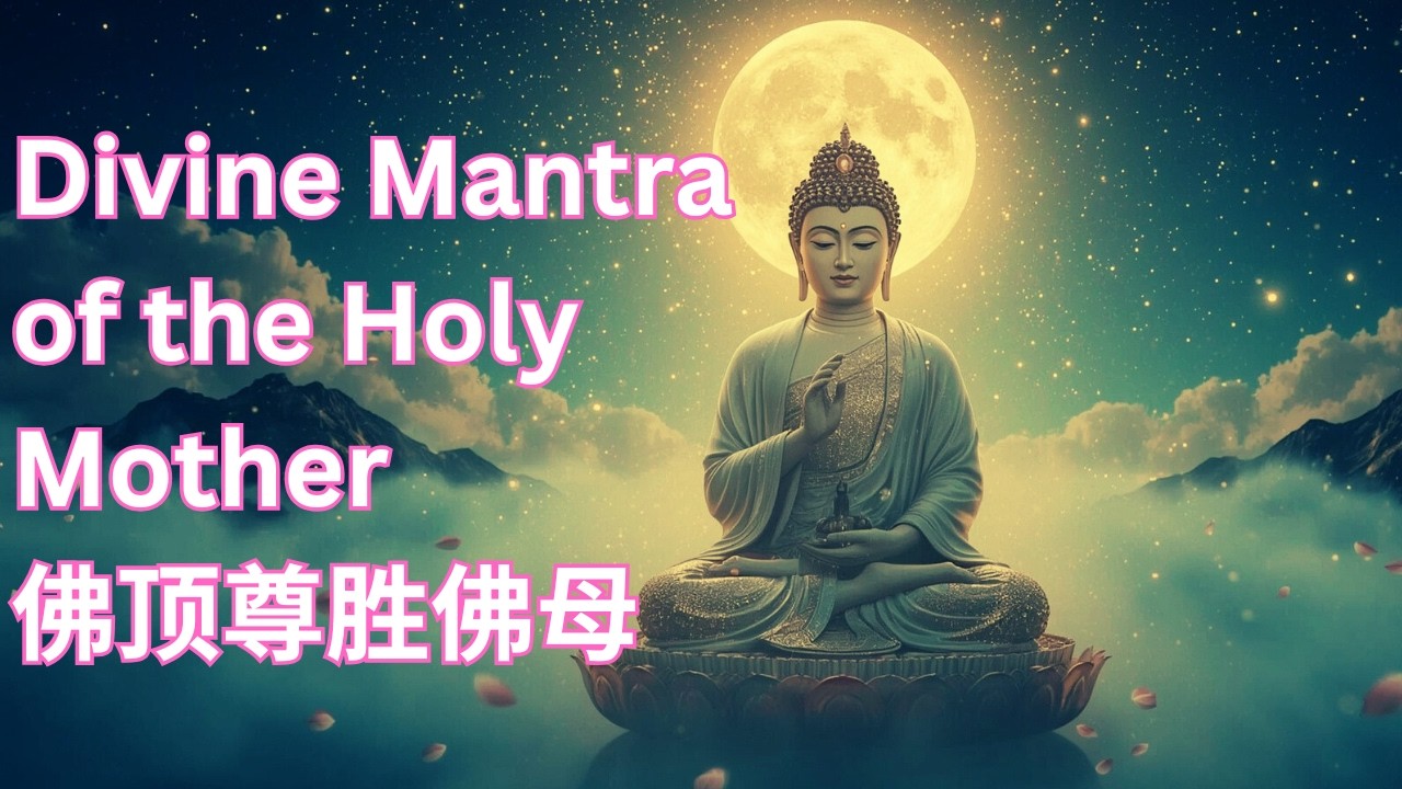 ✨ 佛顶尊胜佛母陀罗尼 Lo-Fi Dharani | Uṣṇīṣa Vijaya Dharani ✨ Calming Music, Healing Mantra, Meditation