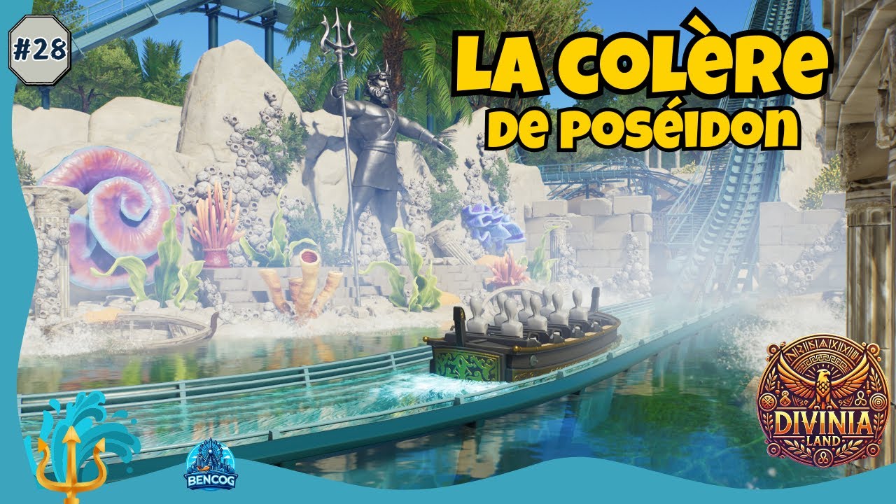Je transforme le water coaster 🔱 | Divinia Land  | Planet Coaster 2 – Ép.28